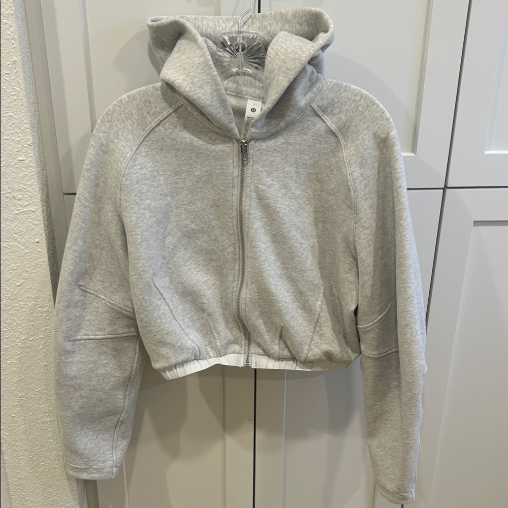 Lululemon Athletica Light Gray Women's Zip-Up Hoodie